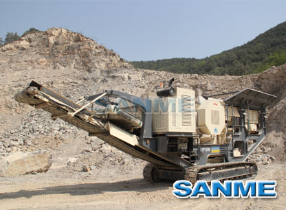 履帶式移動顎式制砂機